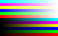 Smooth color gradation (1280 × 800 dots)