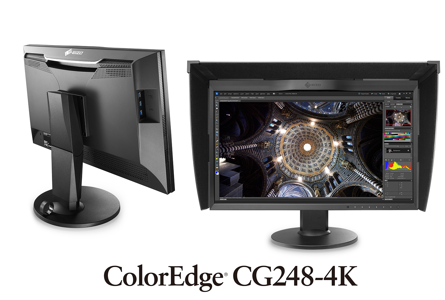 動作品 EIZO ColorEdge CG248 4K 23.8インチ モニター-