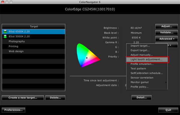 Light Box Brightness Adjustment