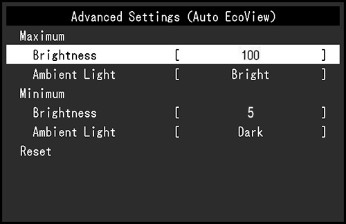 Setting window