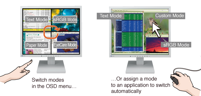 preset modes