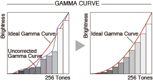 10-bit gamma